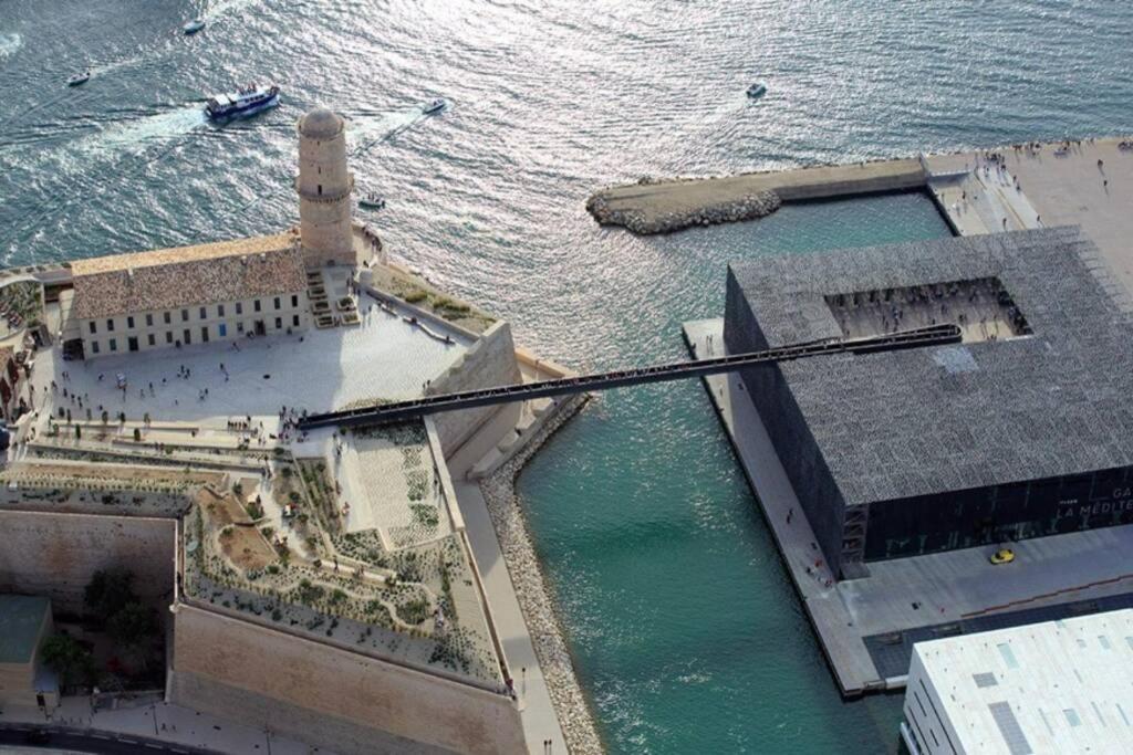 Plage Des Catalans Marseille - T2 4 Couchages - Pharo Vieux-Port Marselha Exterior foto