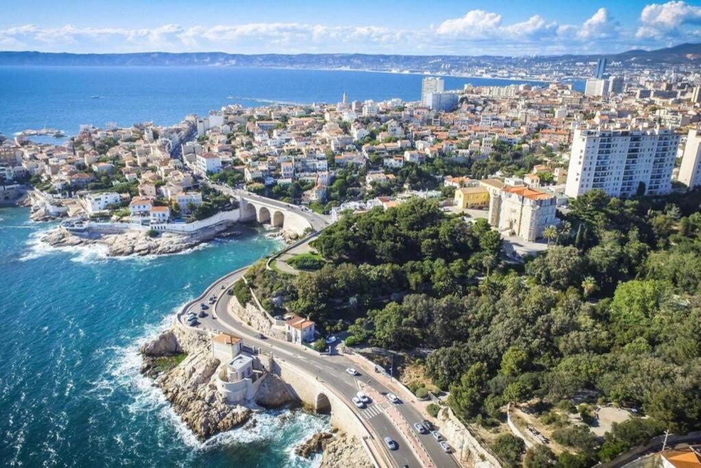 Plage Des Catalans Marseille - T2 4 Couchages - Pharo Vieux-Port Marselha Exterior foto